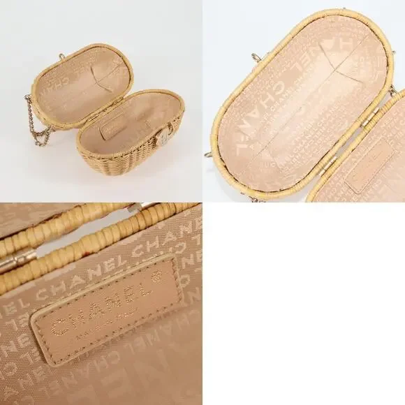 Chanel Rattan Chain Shoulder Bag - Picture 8 of 8